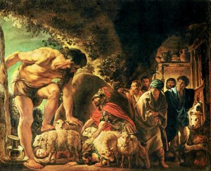 Одиссей в пещере Полифема